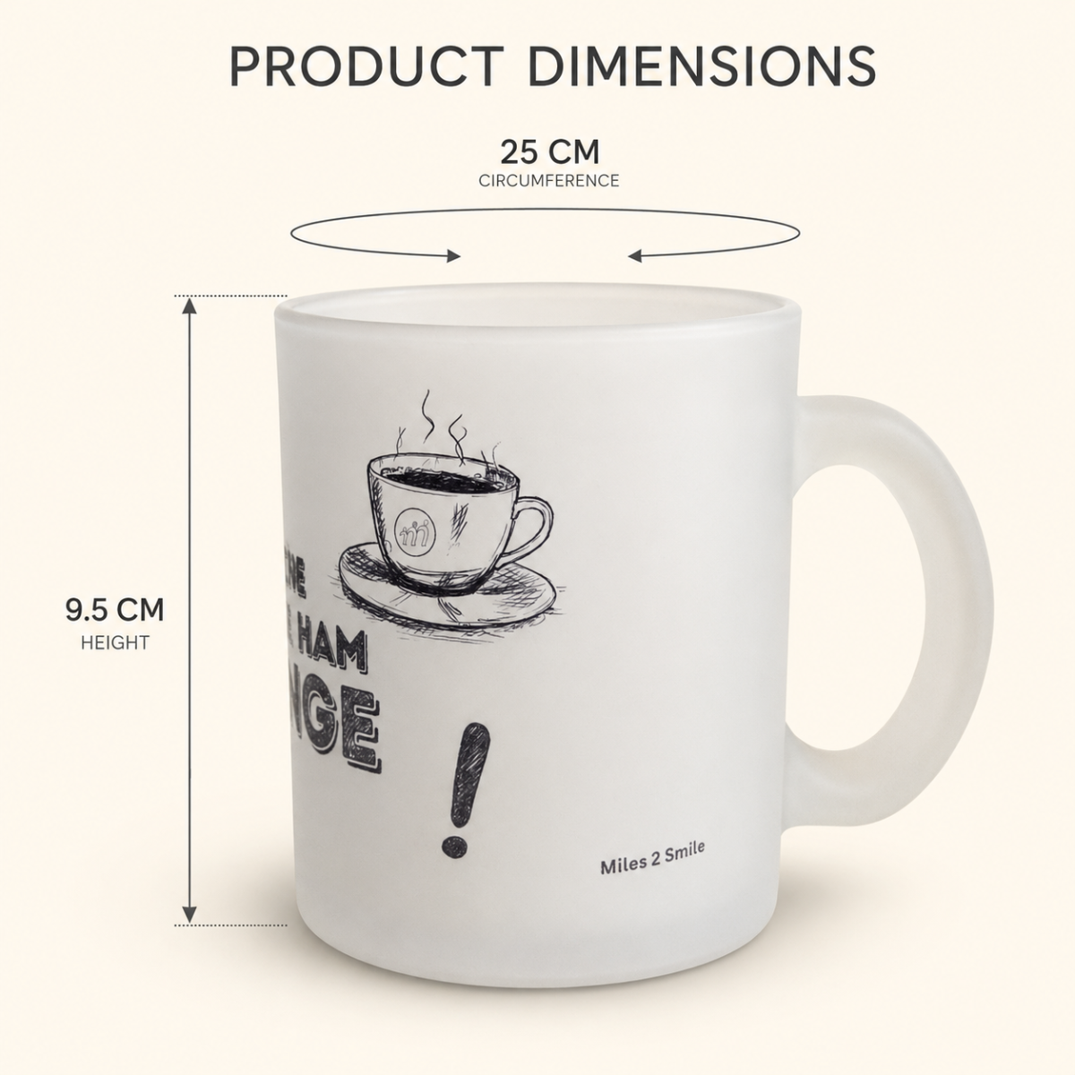 Be Dili White Frosted Mug - Image 5