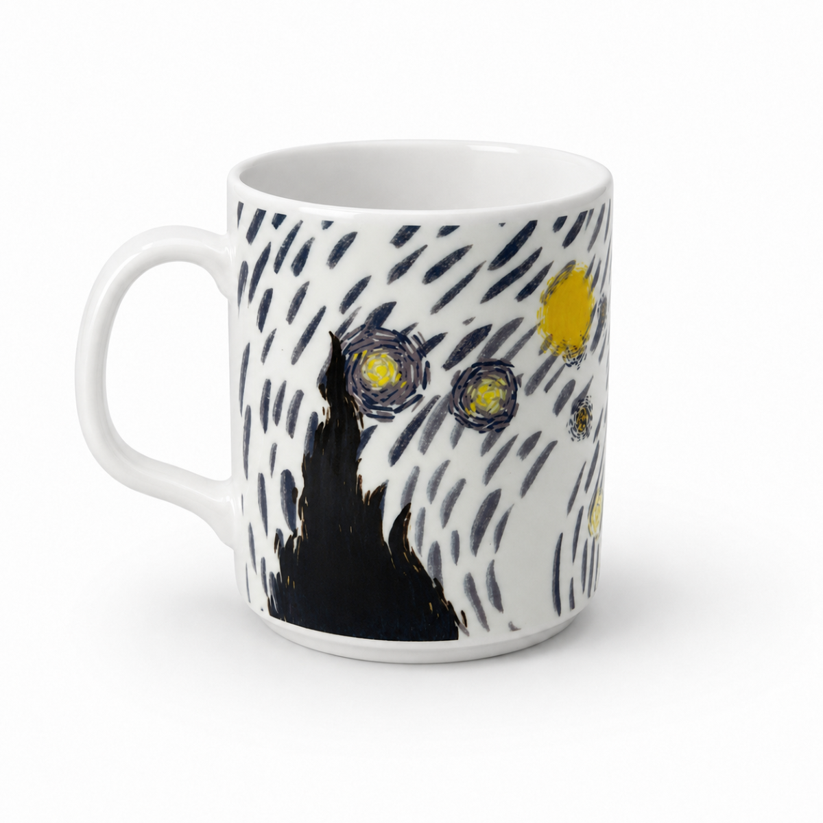 Starry Night Bone China Cup - Image 2
