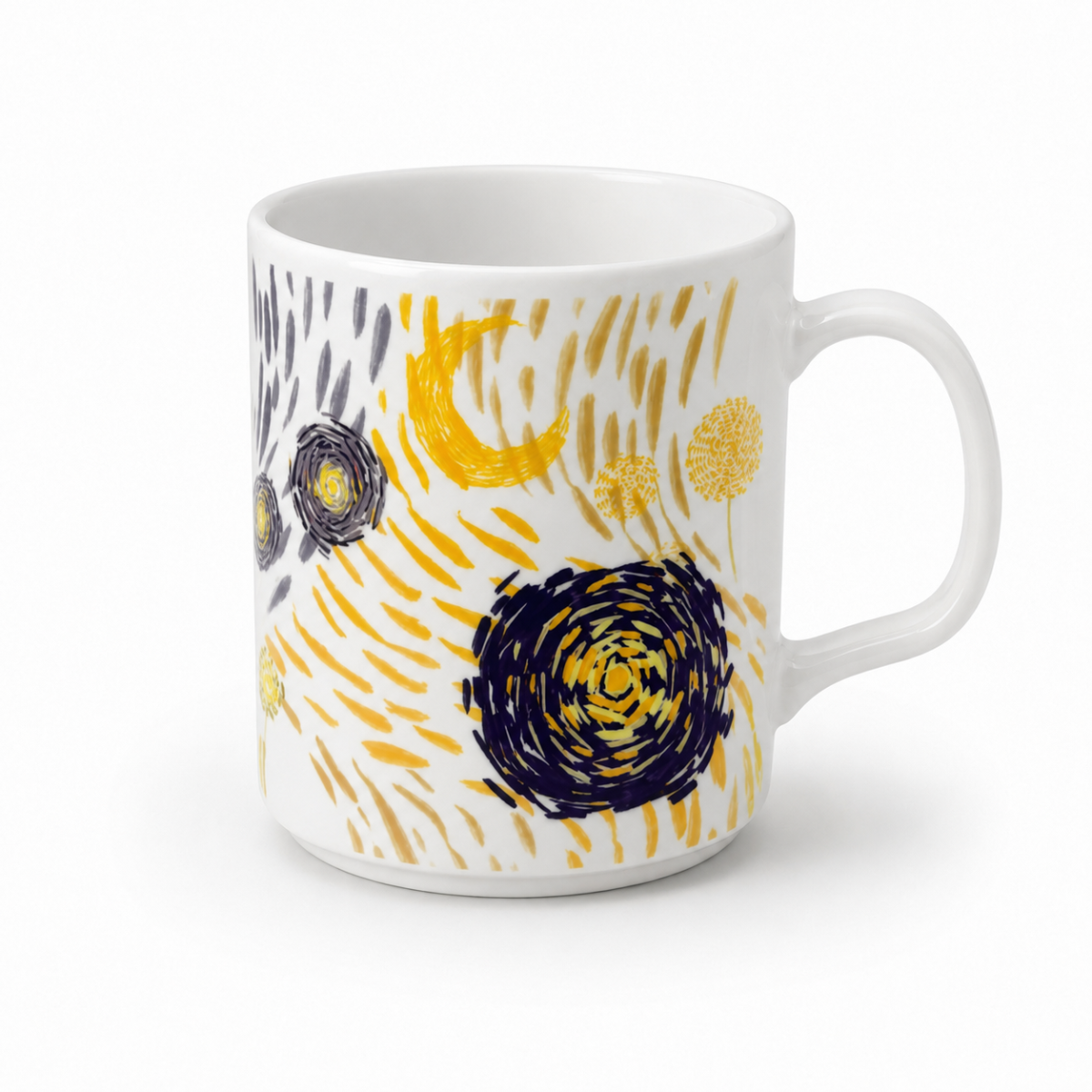 Starry Night Bone China Cup - Image 3