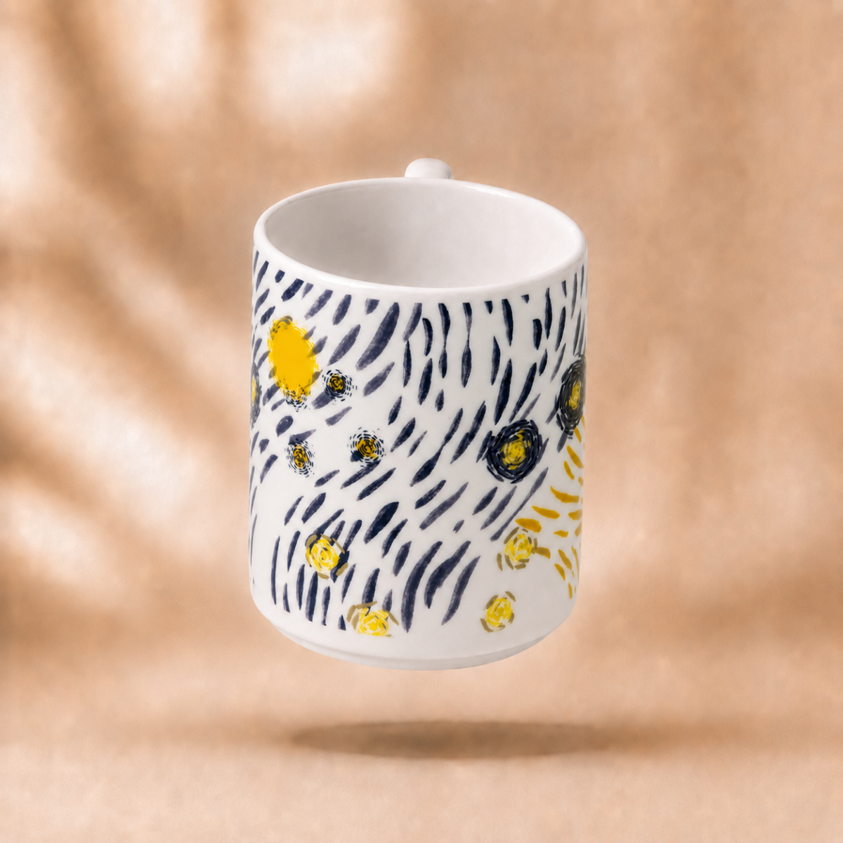 Starry Night Bone China Cup