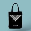 Keffiyeh Black Tote Bag