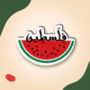 Palestine Watermelon MDF Fridge Magnet
