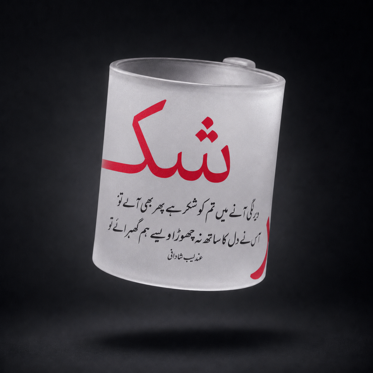 Shukr Frosted Mug
