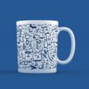 Urdu Alphabets Bone China Mug