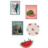 Set Of 5 Palestine MDF Fridge Magnet
