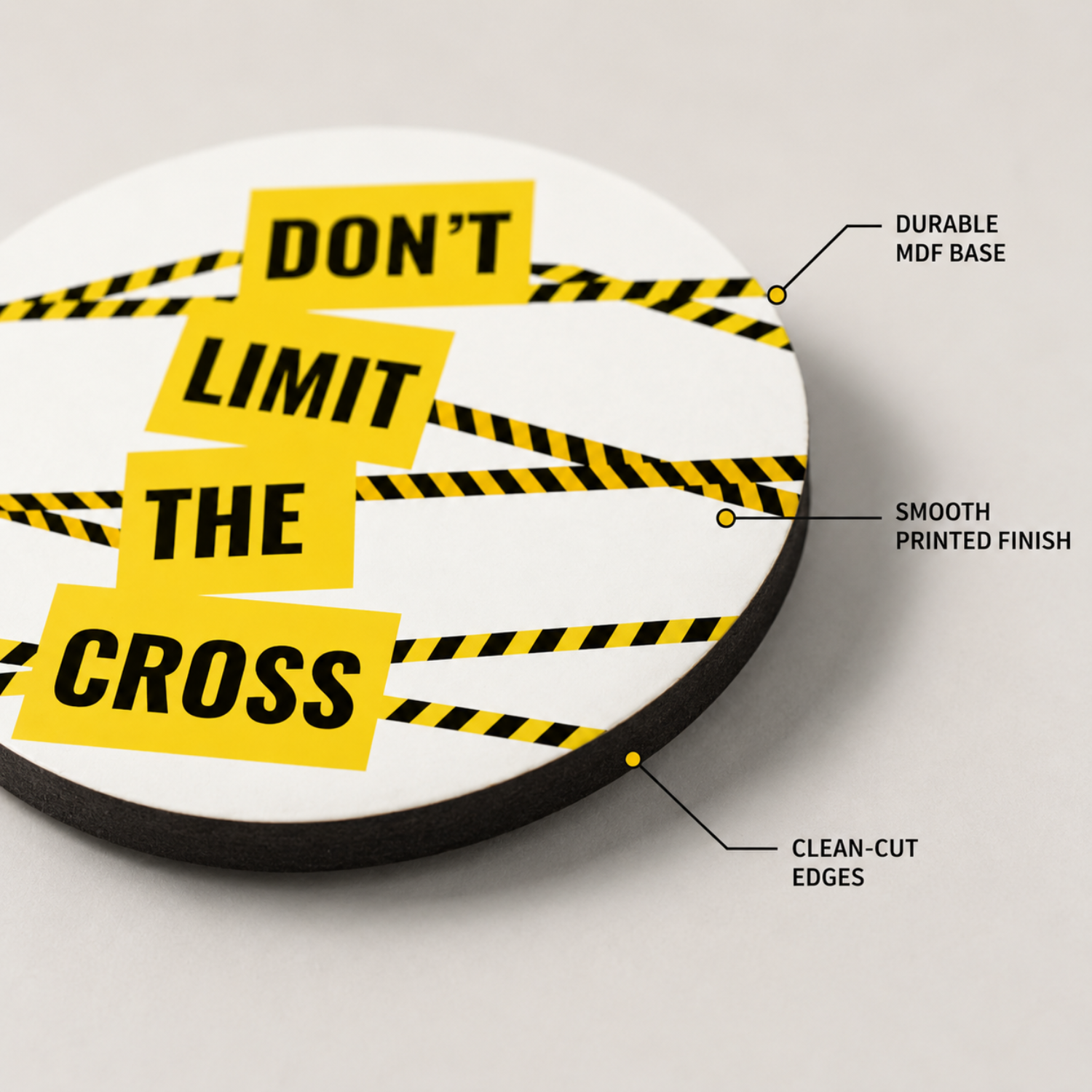 Don't Limit The Cross MDF Badges / Bag Charm - Image 3