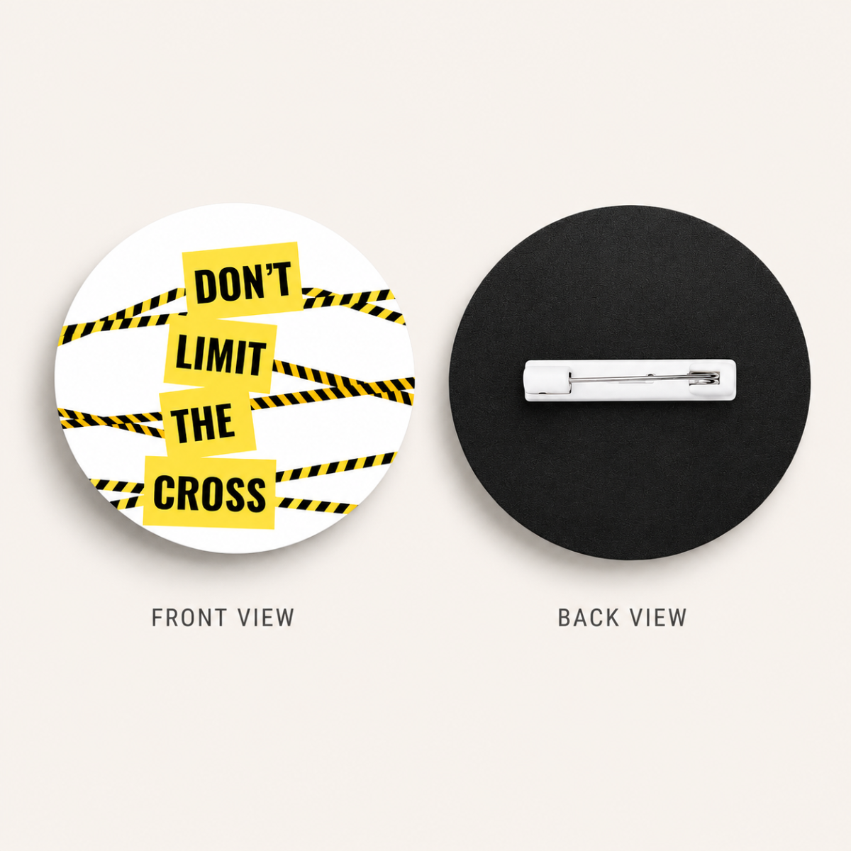 Don't Limit The Cross MDF Badges / Bag Charm - Image 2