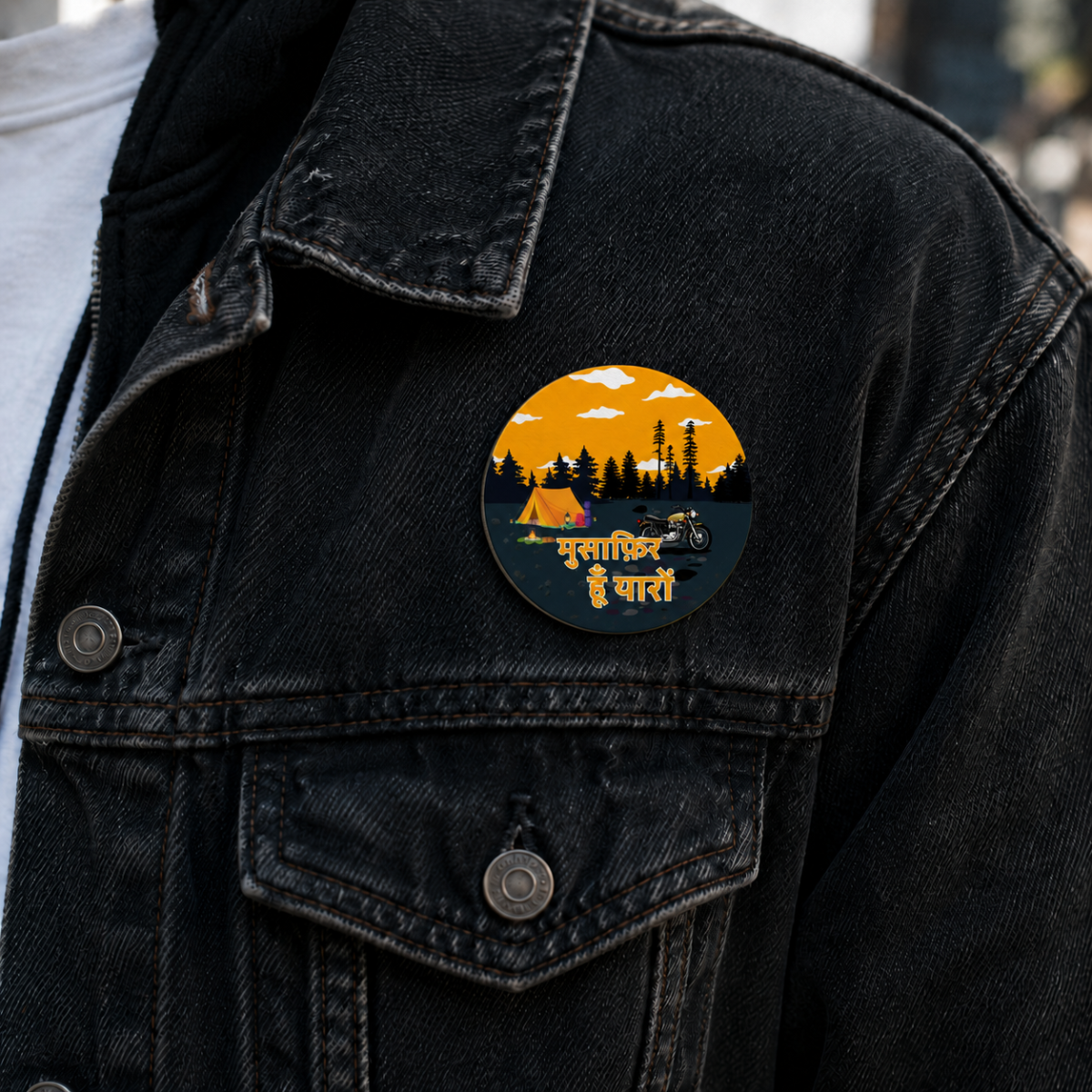 Musafir Hoon Yaro MDF Badges - Image 5