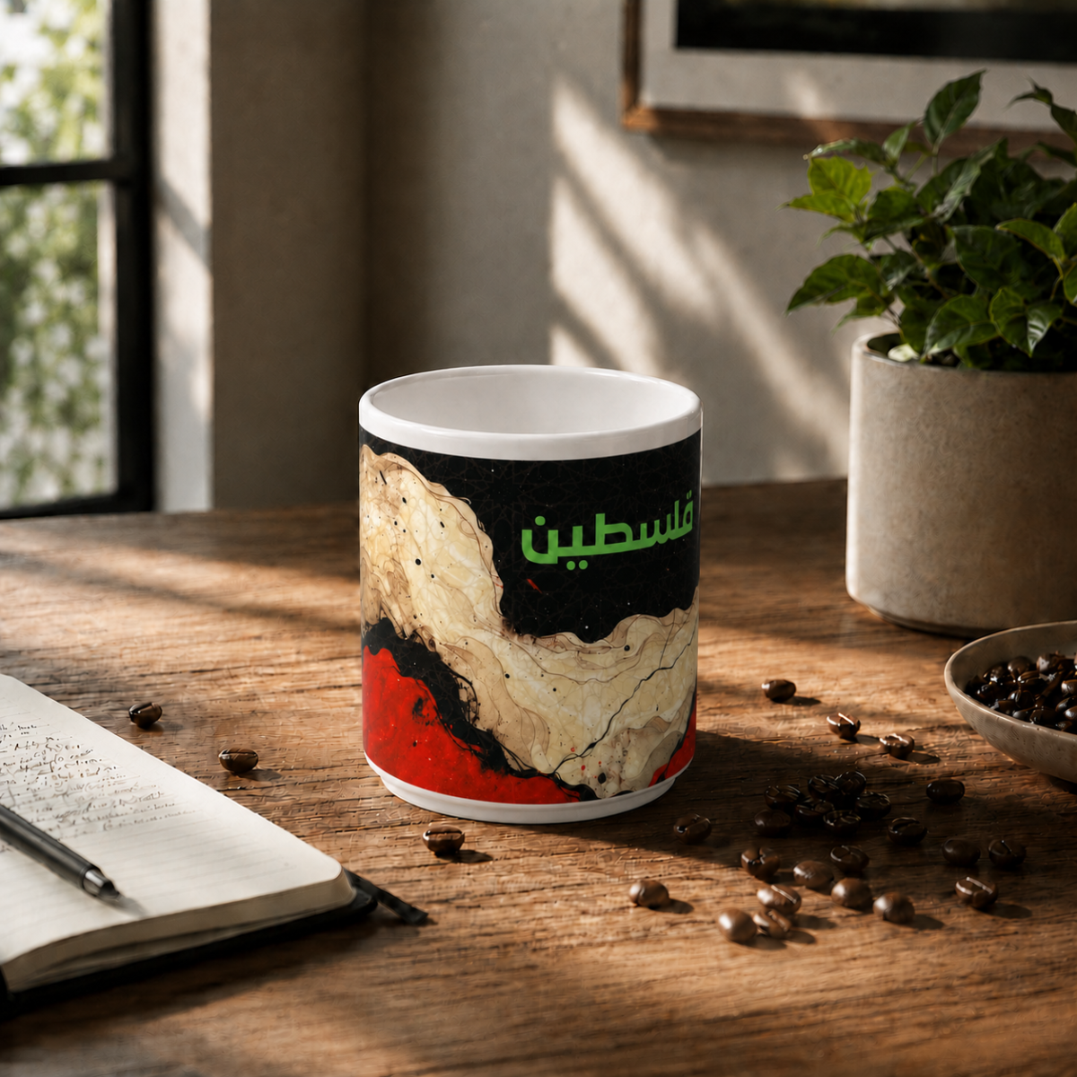 Palestine Bone China Cup - Image 7