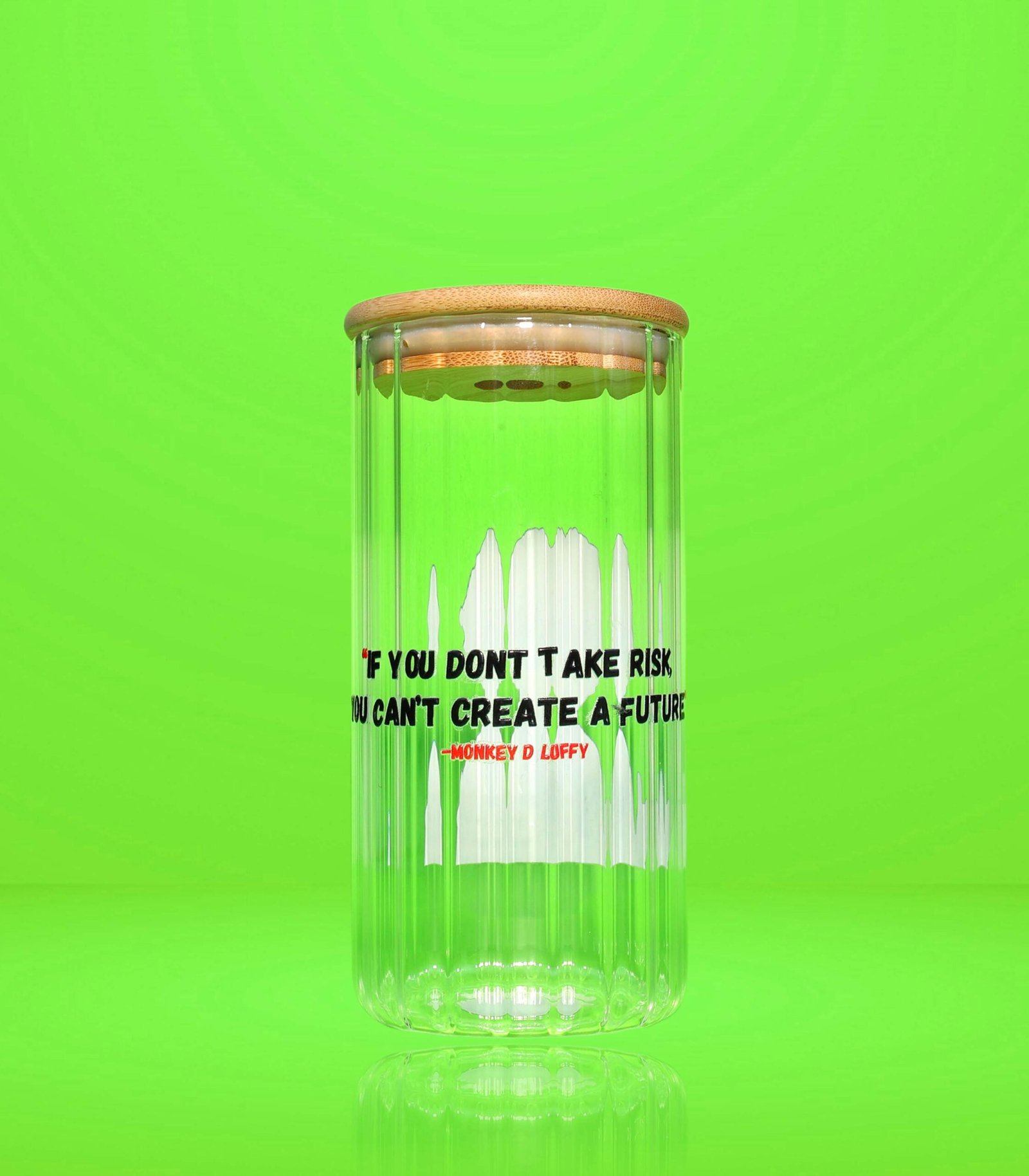 Monkey D Luffy Glass Tumbler - Image 2