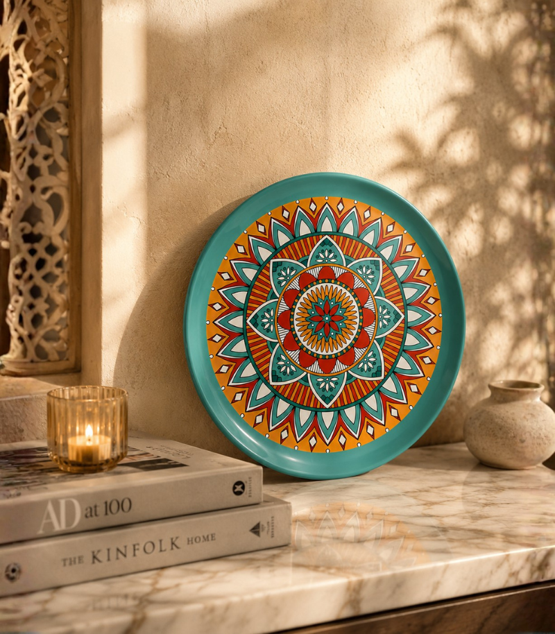 Mandala Art Ceramic Plate - Image 6