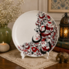 Abstract Arabic Decorative Plate – Modern Calligraphy Art