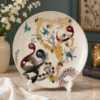 Artisanal Persian Calligraphy Decorative Plate