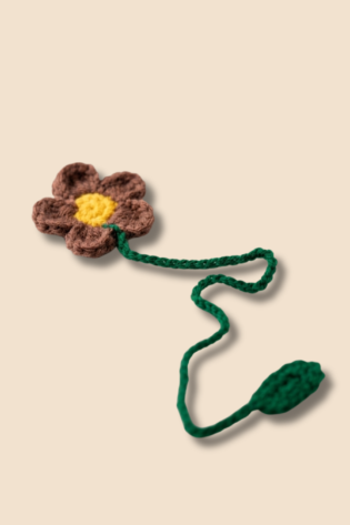 Crochet Flower Bookmark