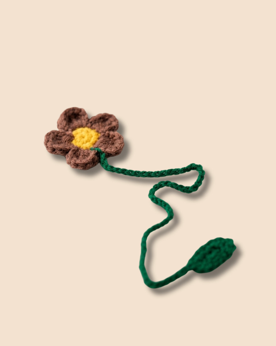 Crochet Flower Bookmark