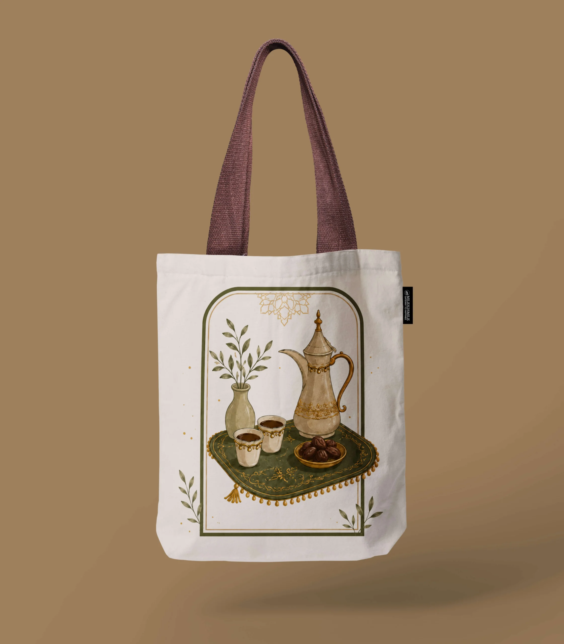 Arabian Coffee Heritage Tote Bag