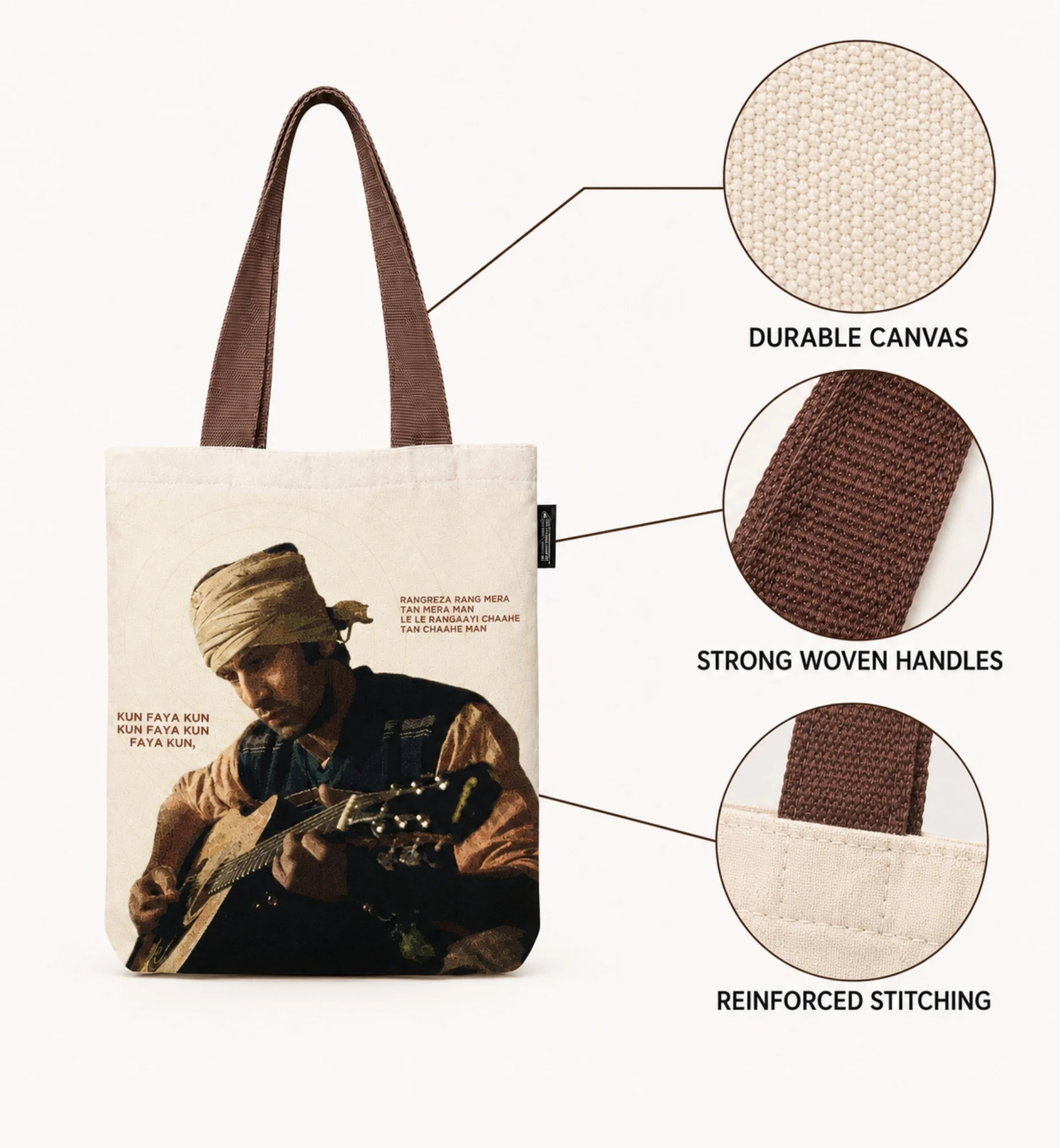 Kun Faya Kun – Printed Canvas Tote Bag - Image 4