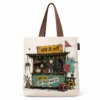 Chai Ki Tapri Printed Canvas Tote Bag